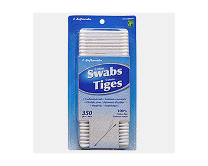SOFT SWABS 350pk Cotton Swabs - 350 pk