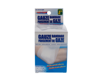 MEDI CARE 3" White GAUZE Bandage Boxed - 3"