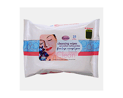 MERIDA 25Pcs Make-Up Cleansing Wipes - 25ct