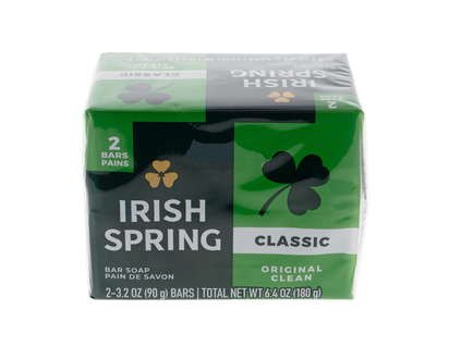 IRISH SPRING 2x90g Deodorant Soap - 2x90g