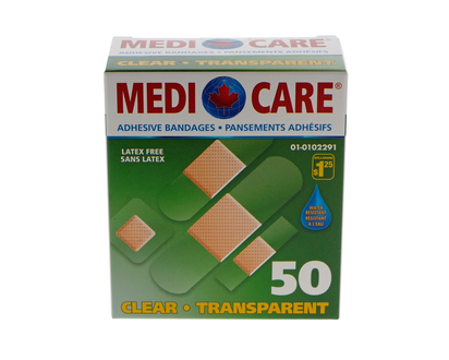 MEDI CARE 50ct Plastic Bandage - 60/50pk