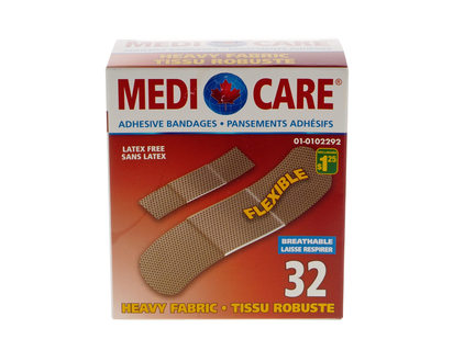 MEDI CARE 32ct Fabric Bandages - 40/32pk