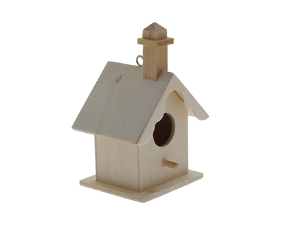 Unpainted Natural Birdhouse