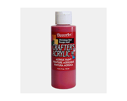 4ozCrafter'sAcrylicPaint-ChristRed - 118ml