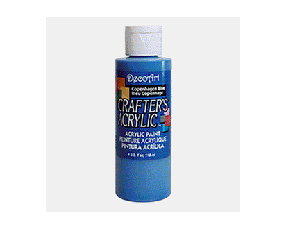 4ozCrafter'sAcrylicPaint-CopenBlue - 118ml