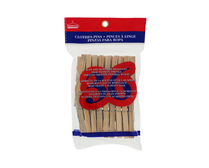 RICHARD 36pc Wooden Clothespins - 36 pcs