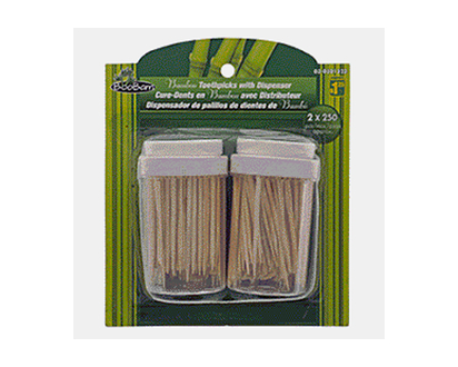 BOOBAM 2ct Toothpicks with Dispenser - 2x250ct