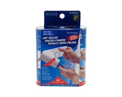 LINTEK 2pk Lint Roller Refills - 2pk