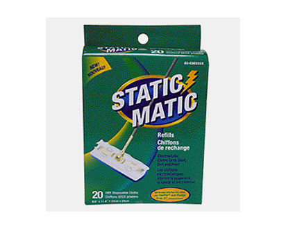STATIC MATIC 20pc Cloths in a Box - 22 x 29cm.