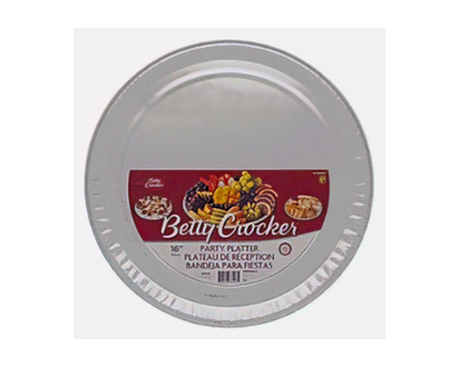 BETTY CROCKER 16" Aluminium Round Tray - 16"/103g