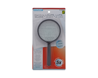 STUDIO Magnifying Glass on Card - 6 1/2"