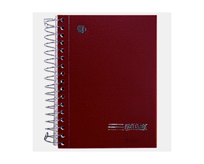 Mini Spiral Notebook Assorted Colours - 320 pages, 56gsm, 4"x5.5"