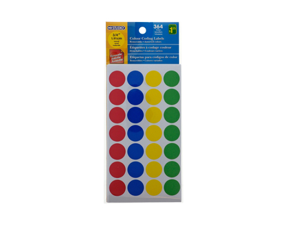 Round Color Coding Labels