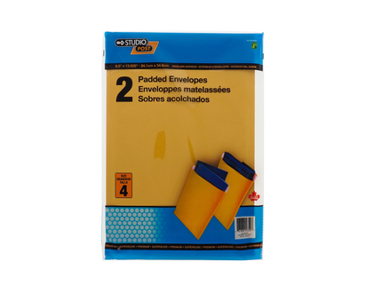 STUDIO 2pk Padded Envelopes - 9.5"x 13.625"
