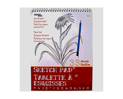 DAVINCI Top Spiral Sketch Book - 30 Sheets