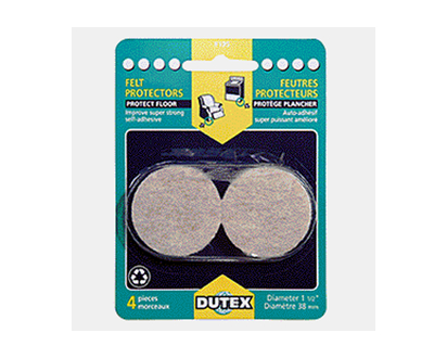 DUTEX15"Self-AdhesiveFeltPads - 1.5"