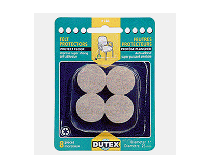 DUTEX 1" Self-Adhesive Felt Pads - 1"
