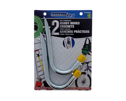 Crochets tout usage en forme de J, 2pc - Pqt 2