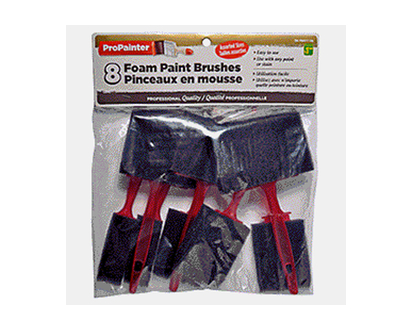 PROPAINTER Foam Paint Brushes - Asst.