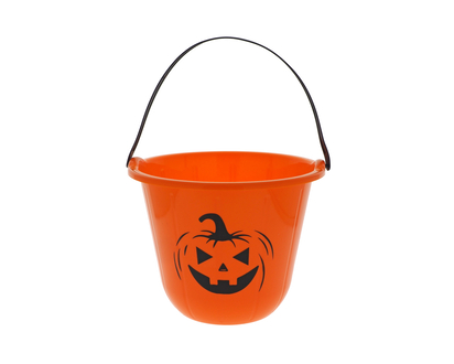 Halloween Pumpkin Trick or Treat Bucket - 9"x6.75"