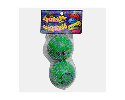 MONTOY 2ct/63mm Soft Ball W/Smiley Face - 63 mm.
