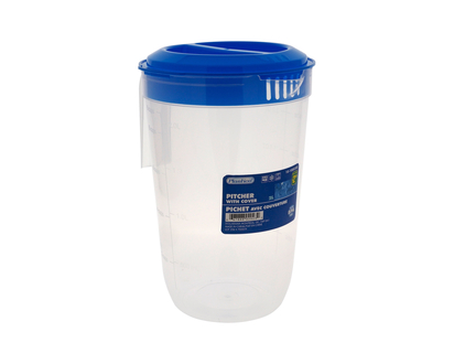 PLASTICO 2L Plastic Pitcher with Cover - 2L