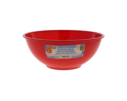 Large Mela-Ware Bowl with Flat Edge - 1.5L/ 50 OZ