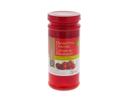 D GOURMET 250ml Maraschino Cherries - 250ml