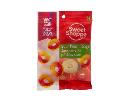 FRUITEE GUMMEE Sour Mini Peach - Asst - 125g