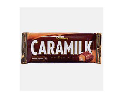 CARAMILK 50g Barres chocolat - 50g