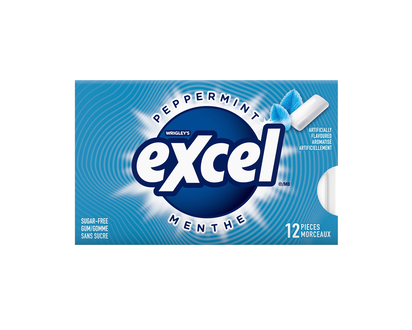 EXCEL Gum - Peppermint - 12ct