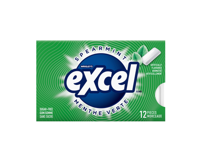 EXCEL Gum -Spearmint - 12ct