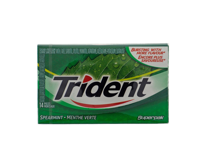 TRIDENT 14ct Spearmint Gum - 14 ct