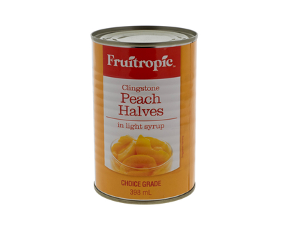 FRUITROPIC 398 ml Peach Halves - 398ml