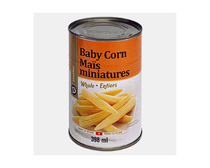 TASTEFUL 398ml Whole Baby Corn - 398ml