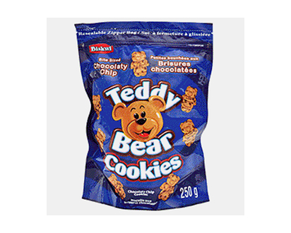 BISKWI Teddy Bear Cookies 200g ChocoChip - 200g