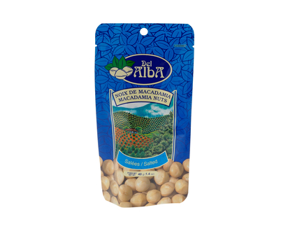 DEL ALBA 40g Natural Macadamia Nuts - 40g