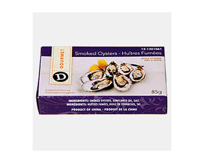 D GOURMET 85g Smoked Oysters-Asst Brands - 85g