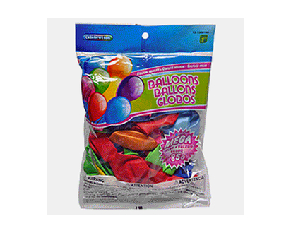 Ballons gonflables(Coul&tailles assort.) - 113g