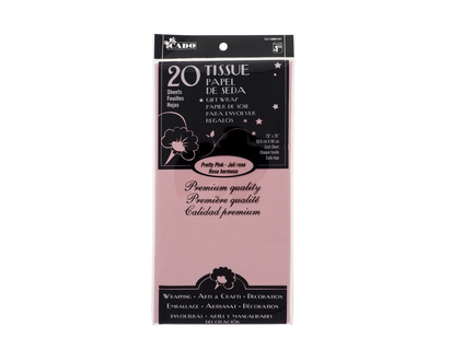 20pk Tissue Wrapping Paper -Light Pink - 20"x26"