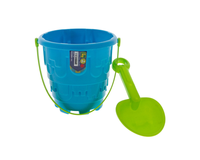 Plastic Sand Castle Pail & Beach Toys - 4.5"