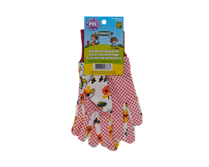 Assorted Kids Garden Gloves - Cotton -7.5"