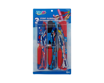 Assorted Stunt Gliders, 3pc - Card