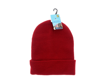 Boy's Knit Tuques Asst. w/cuff - 4-6X