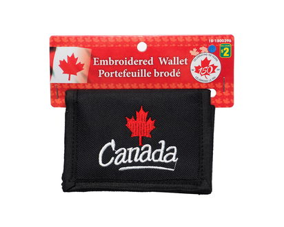 Canada Wallet With Hook Loop Fastener