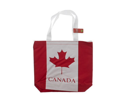 Canada Print Canvas Shopping Bag