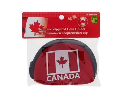 Canada Coin Holder With Zipper
