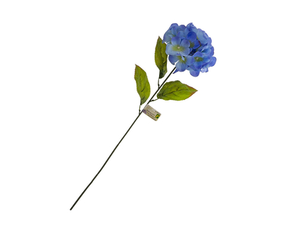 Single Hydrangea Head On Long Stem, Asst - 28"