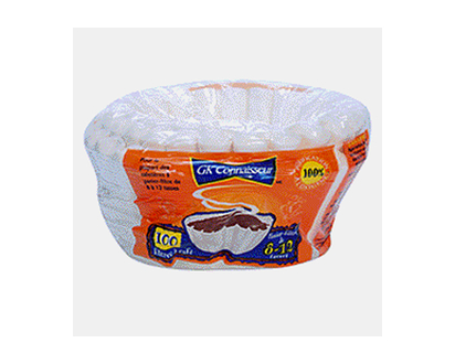 Basket Coffee Filters, 100 Pack - 100