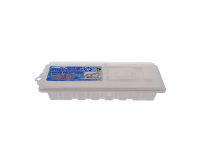 Ice Cube Tray with Cover - 10.5 X 4.35"